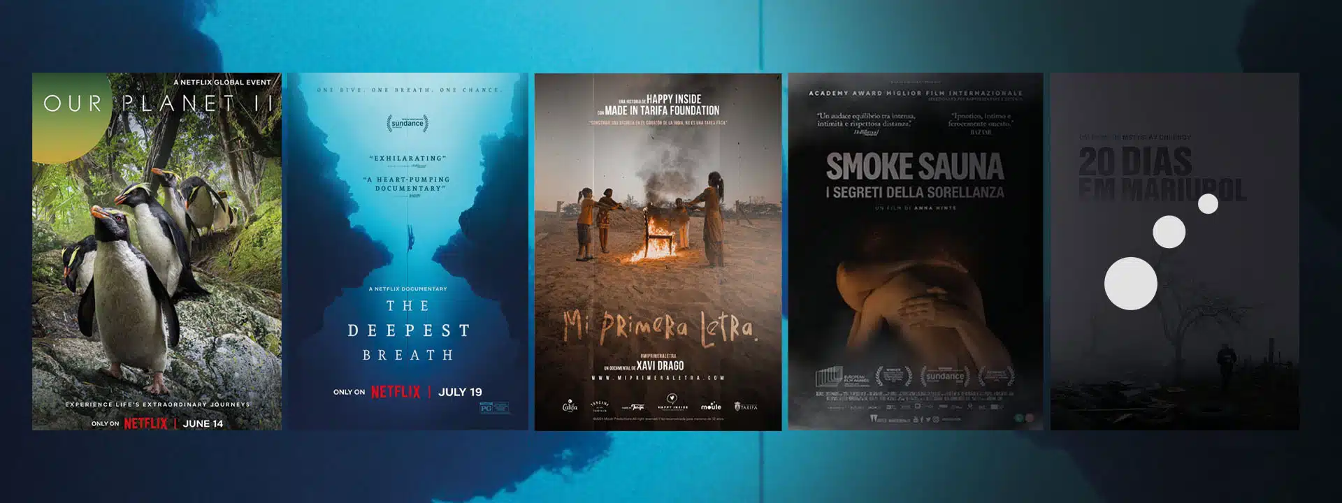 Cinco grandes documentales