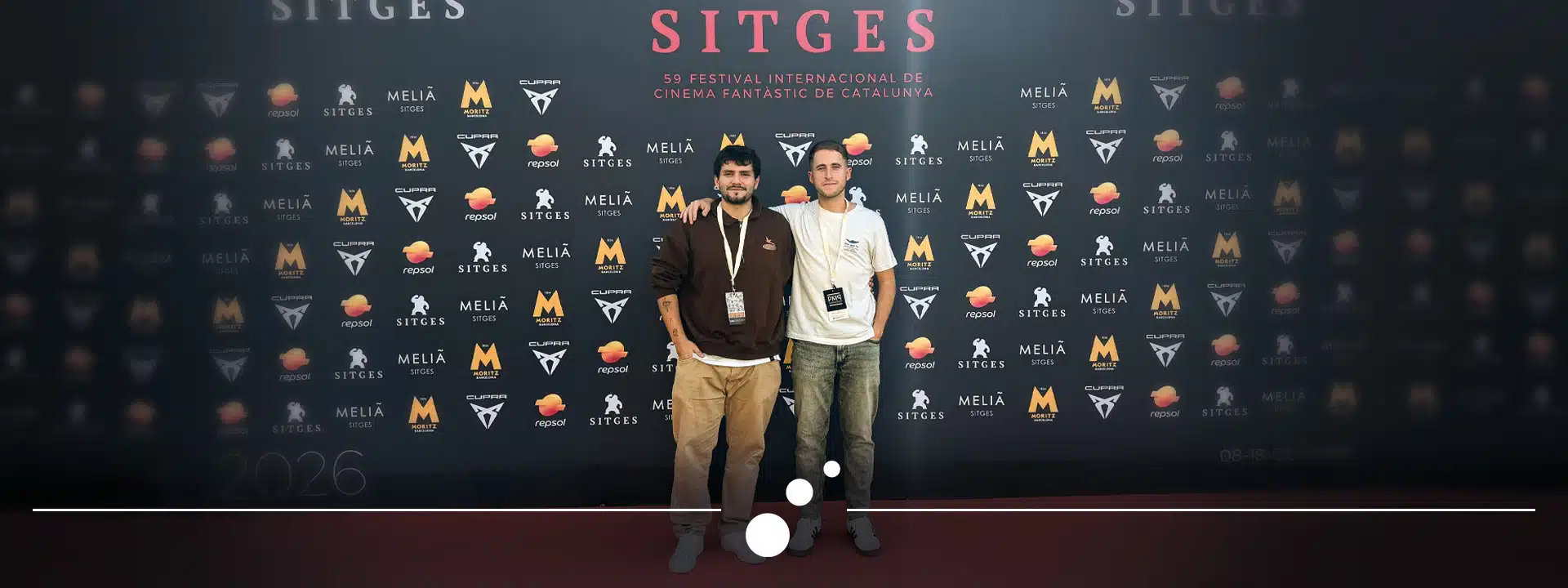 El equipo de Moüle en el Festival de Sitges 2026 impulsando el largometraje L'Estartit