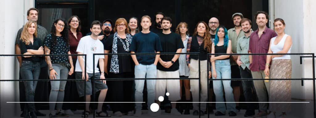 El equipo de Moüle presentando el largometraje L'Estartit en la sesión inaugural del Producers Meet Producers 2026.